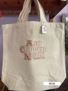 Ajo Copper News Tote Bag