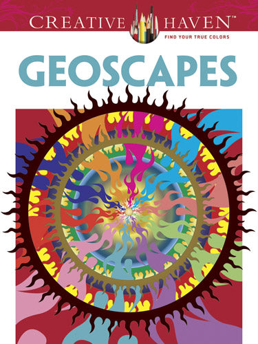 Geoscapes Coloring Book