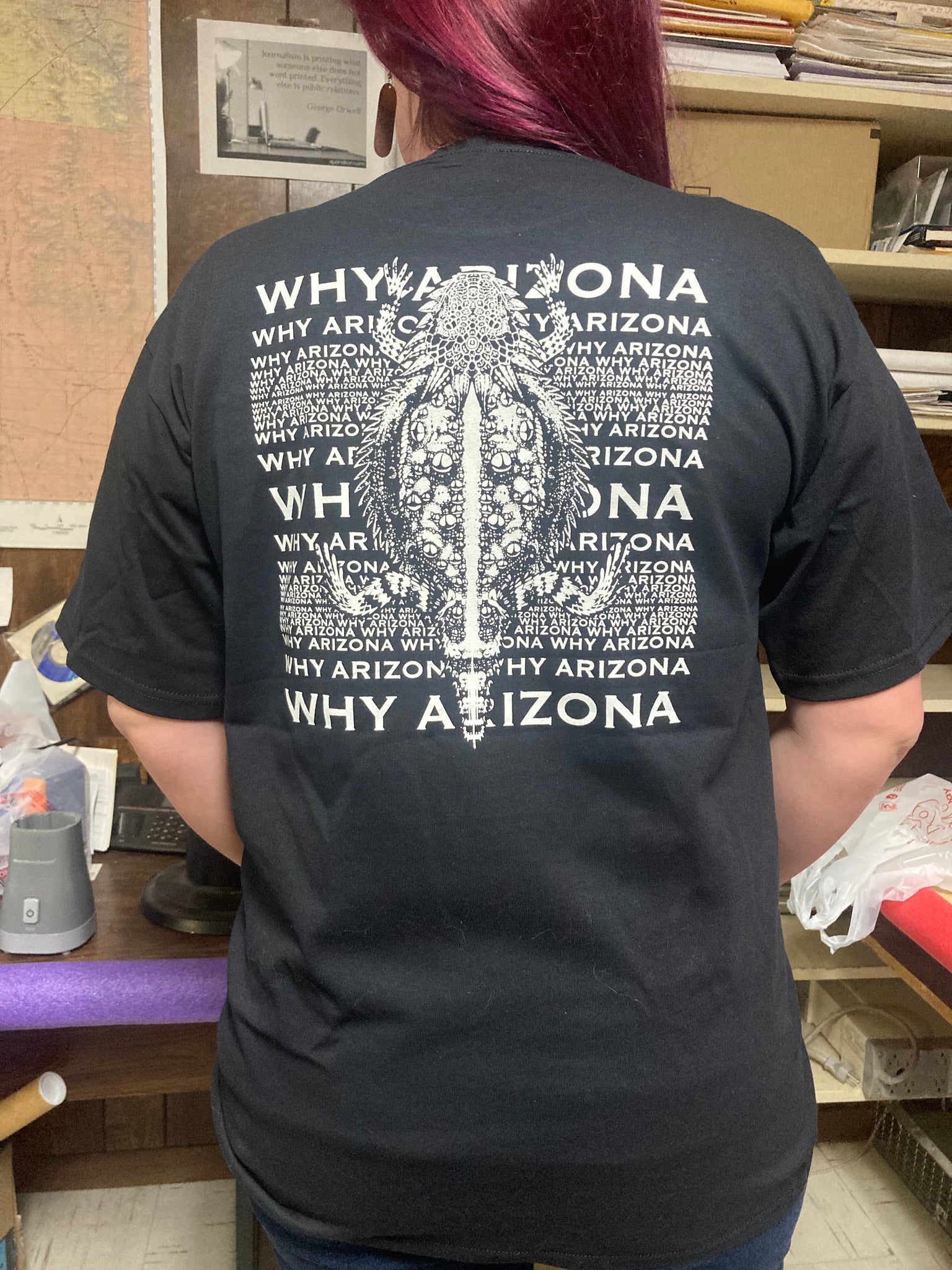 Why, AZ T-Shirt – Ajo Copper News